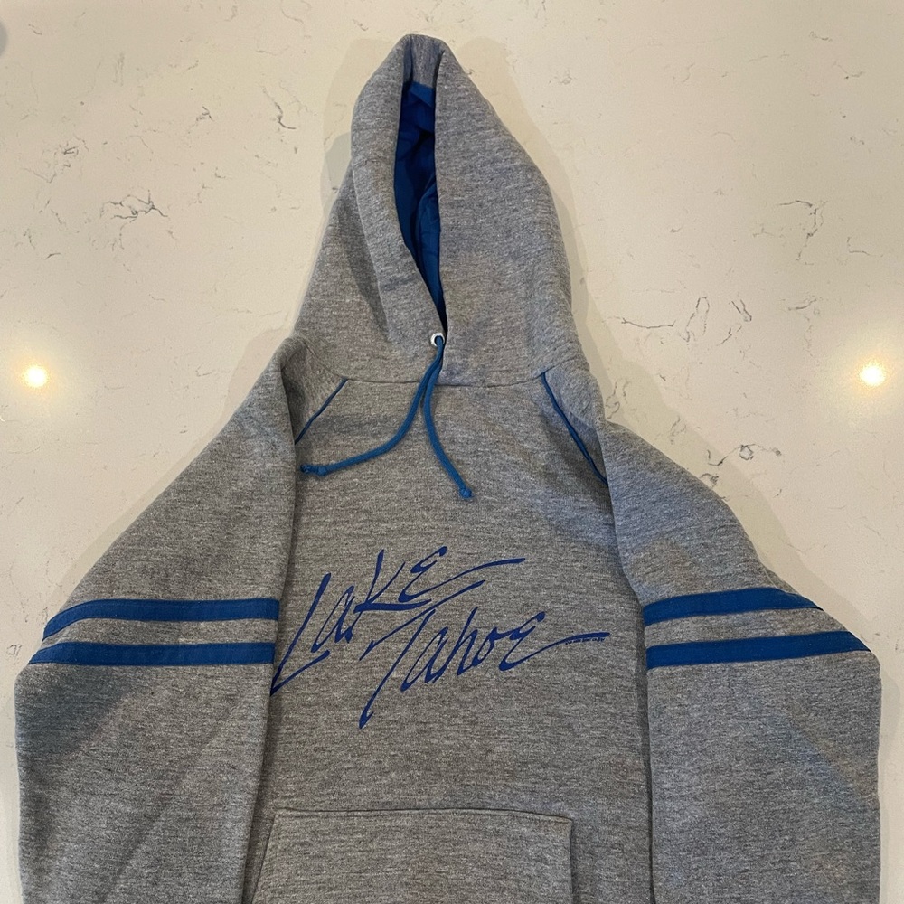 Perfect Vintage Lake Tahoe hoodie - comfy great condition - Russel Large unisex